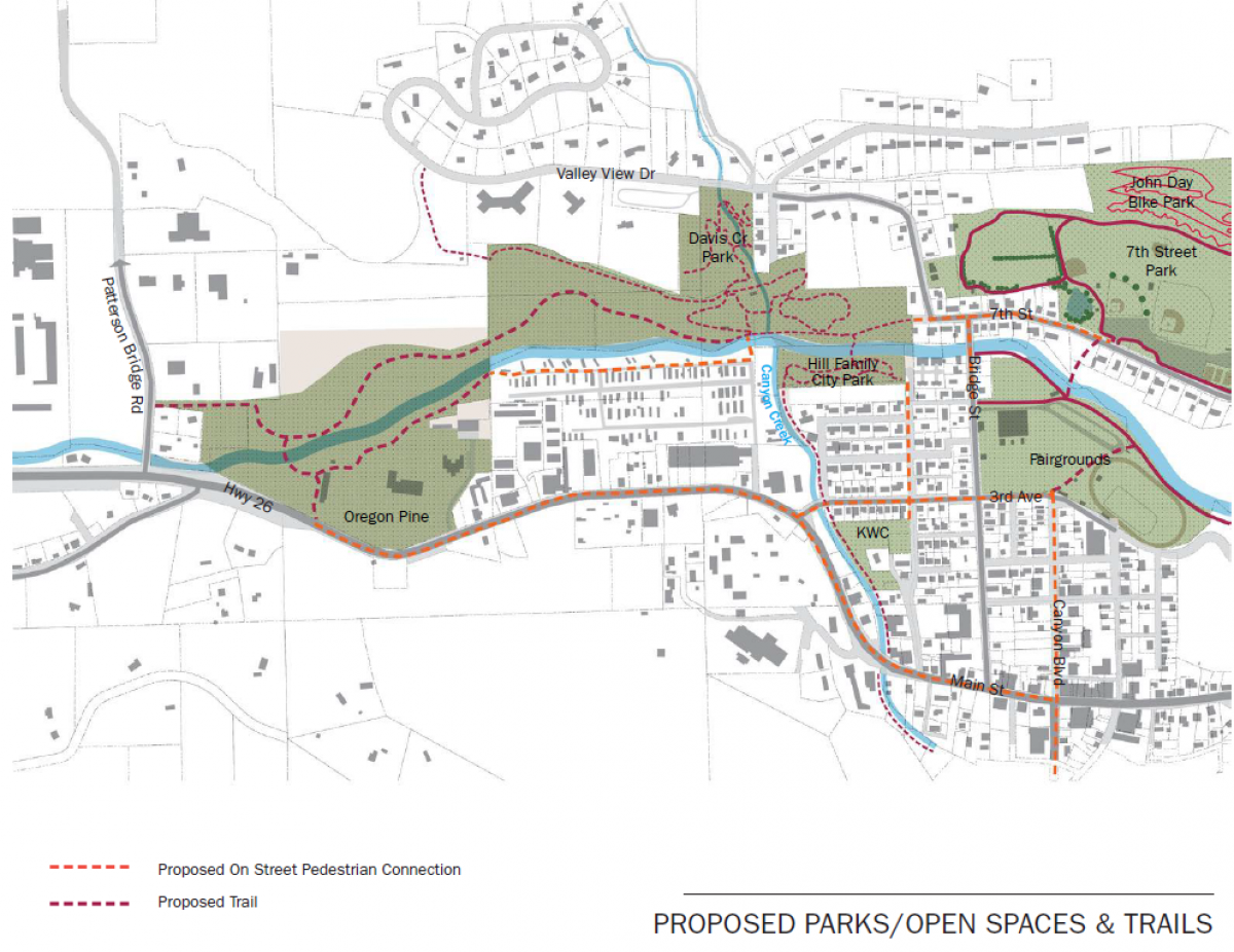 Integrated Park System New City Parks City Of John Day Oregon