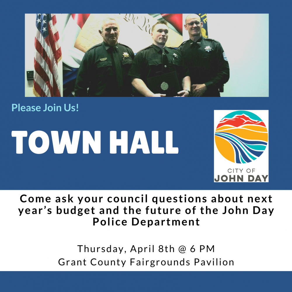 Town Hall Meeting City of John Day Oregon
