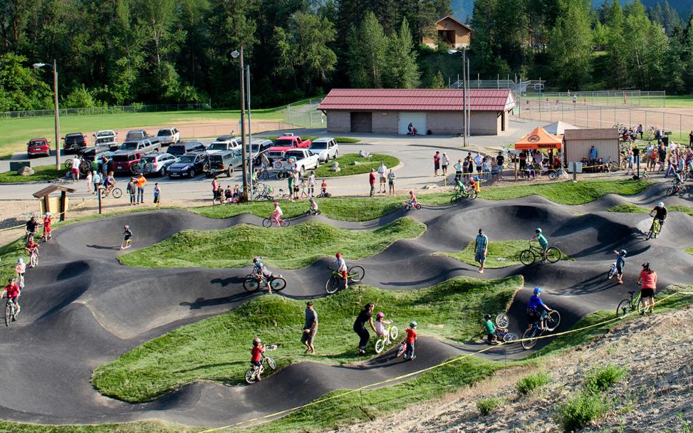 7th Street Bike Park trail construction has begun!! City of John Day Oregon