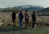 A group of young people enjoys the view of John Day from the top of Davis Creek Park